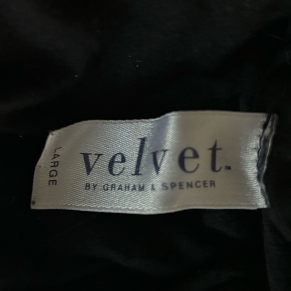 VELVET by Graham&Spencer Lg Black MidiRuche Straps w/cap sleeve- GUC - Picture 6 of 9